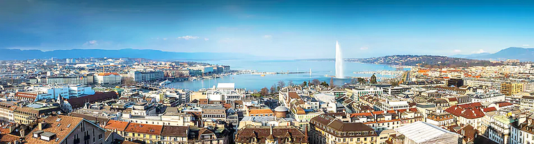 Geneve vue du ciel